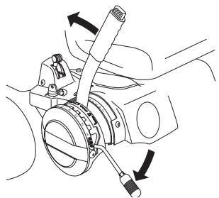 HUSQVARNA RIDER 13C - Mise en position d'entretien - 1