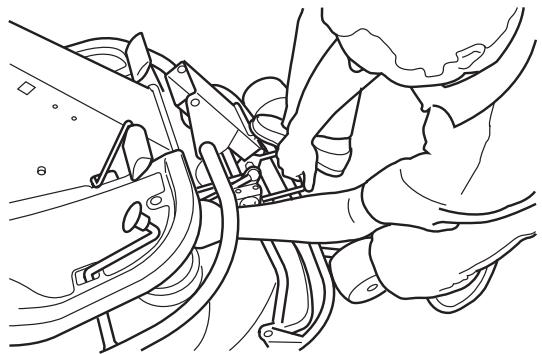 HUSQVARNA RIDER 175 - Mise en position d'entretien - 5