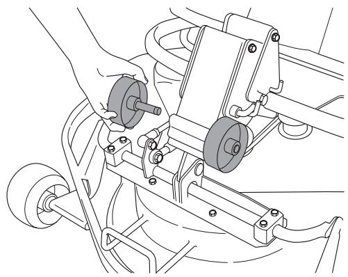 HUSQVARNA RIDER 175 - Mise en position d'entretien - 2
