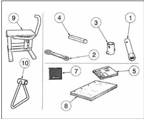 HUSQVARNA SMR 530 R - KIT EN DOTACIÓN-PIEZAS OPCIONALES (\*) - 1