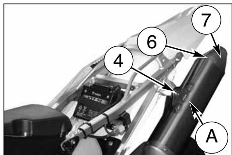 HUSQVARNA SMR 530 R - REPLACING THE MUFFLER DEADENING MATERIAL - 4