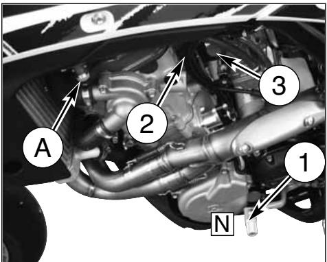 HUSQVARNA SMR 530 R - ANTES DE PARTIR, DESACTIVAR EL PÓMULO DEL ARRANQUE SOBRE EL CARBURADOR. - 1