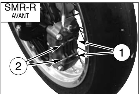 HUSQVARNA SMR 530 R - USURE DES PASTILLES FREIN - 1
