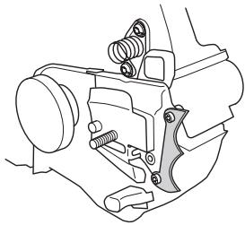 HUSQVARNA T435 - Montage der Rindenstütze - 1