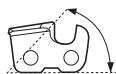 HUSQVARNA T435 - Vijlen en vijlmallen van de zaagketting - 2
