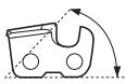 HUSQVARNA T435 - Affûtage de la chaîne et gabarits d'affûtage - 2