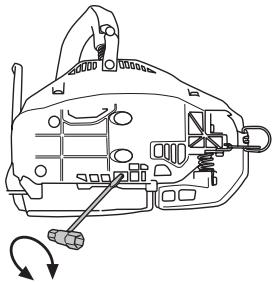 HUSQVARNA T435 - Einstellen der Ölpumpe - 2