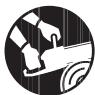 HUSQVARNA T435 - Symboles sur la machine: - 6