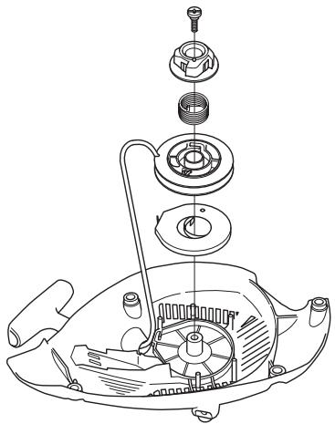 HUSQVARNA T435 - Een gebroken terugspringveer vervangen - 3