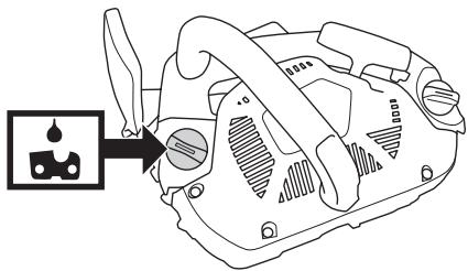 HUSQVARNA T435 - Kettingolie bijvullen - 1