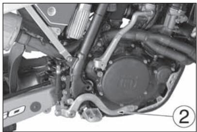 HUSQVARNA TC 250 - CURAGE DU SYSTEME DE FREINAGE ARRIERE - 3