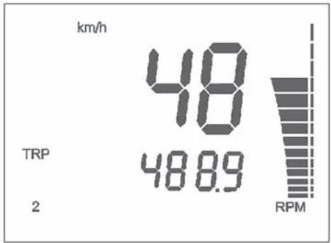 HUSQVARNA TC 250 - 7- SPEED / V MAX / RPM (figure 7) - 2