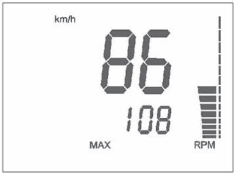 HUSQVARNA TC 250 - 7- SPEED / V MAX / RPM (figure 7) - 1