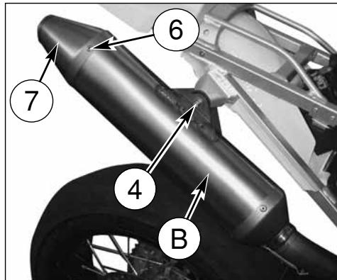 HUSQVARNA TC 450 - SOSTITUZIONE MATERIALE FONOASSORBENTE SILENZIATORE - 2