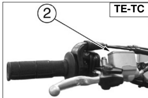 HUSQVARNA TXC 250 - Pour effectuer la substitution, procéder de la manière suivante : - 1