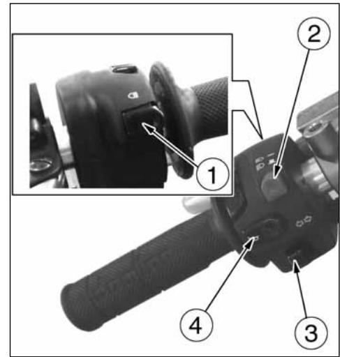 HUSQVARNA TXC 250 - Commutateur gauche sur le guidon (TE-SMR) - 1