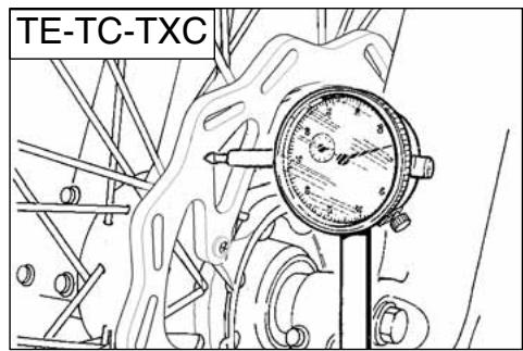 HUSQVARNA TXC 250 - BRAKE DISC WEAR - 1