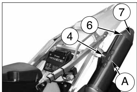 HUSQVARNA TXC 250 - REPLACING THE MUFFLER DEADENING MATERIAL - 4