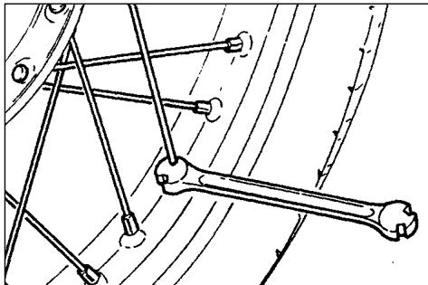 HUSQVARNA WR 125 - WHEEL RIM AXLE BENDING - 2