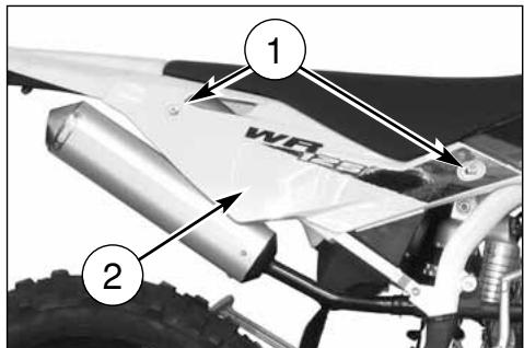HUSQVARNA WR 125 - "SPARK ARRESTER" MAINTENANCE AND CLEANOUT INSTRUCTIONS - 2