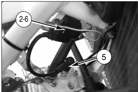 HUSQVARNA WR 125 - ELECTRICAL COMPONENTS LOCATION - 2