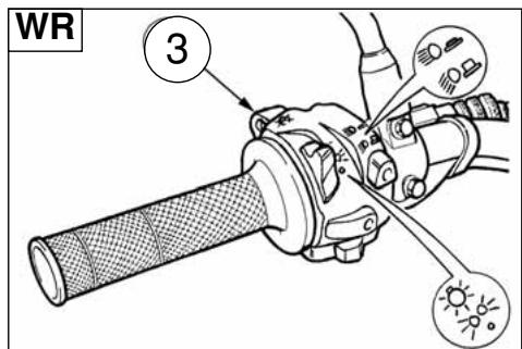 HUSQVARNA WR 125 - STOPPING THE MOTORCYCLE AND THE ENGINE - 4