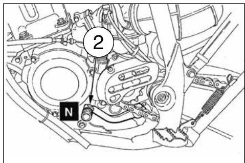 HUSQVARNA WR 125 - ARRET DU MOTOCYCLE ET DU MOTEUR - 3