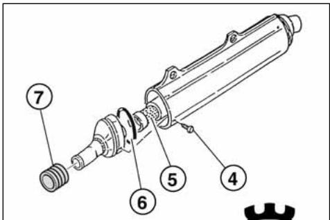 HUSQVARNA WR 125 - REPLACING MUFFLER DEADENING MATERIAL - 3