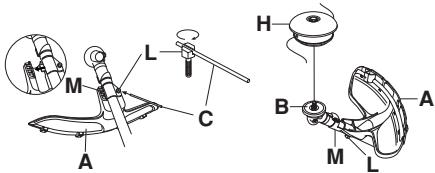 HUSQVARNA 235 R - Monteren van trimmerbeschemkap en trimmerkop Trimmy SII - 2