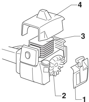 HUSQVARNA 235 R - Système de refroidissement - 2