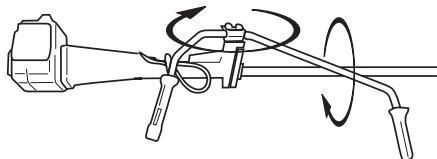 HUSQVARNA 235 R - Transportpositie, stuur - 1