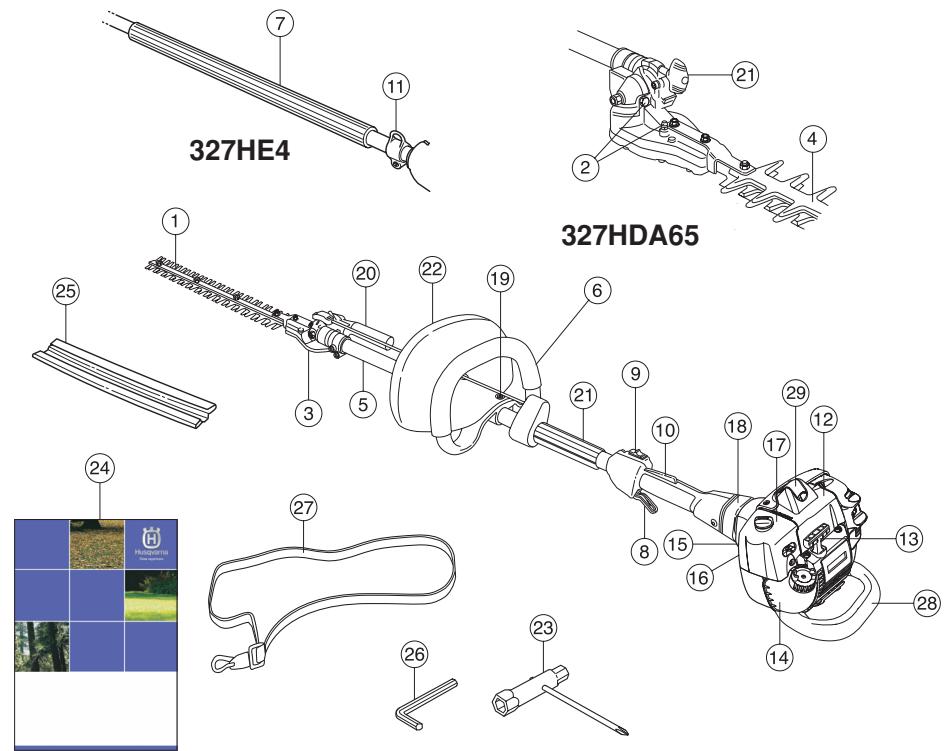 HUSQVARNA 327 HDA65 X - WAS IST WAS? - 1