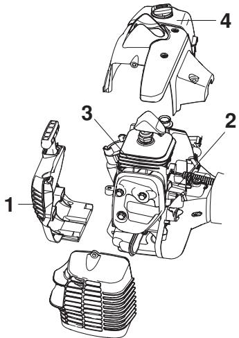 HUSQVARNA 327 HDA65 X - Système de refroidissement - 2