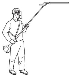 HUSQVARNA 327 HDA65 X - Op maat maken van draagstel - 2