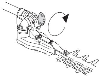 HUSQVARNA 327 HDA65 X - Ändern des Winkels an der Heckenschere - 7