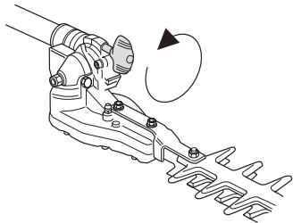 HUSQVARNA 327 HDA65 X - Ändern des Winkels an der Heckenschere - 5