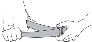 HUSQVARNA 343 FR - Einstellung des Gurtes - 1