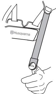 HUSQVARNA 343 FR - Einstellung des Gurtes - 3