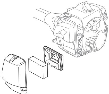 HUSQVARNA 555 FX - Luchtfilter schoonmaken (555RX, 555FRM) - 1