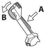 HUSQVARNA 555 FX - Gashendelvergrendeling - 2