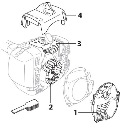 HUSQVARNA 555 FX - Koelsysteme - 2