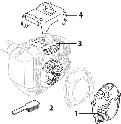 HUSQVARNA 555 FX - Kuhlsystem - 2
