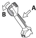 HUSQVARNA 555 FX - Gashebelsperre - 2