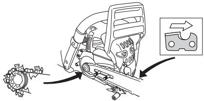 HUSQVARNA 570 AUTOTUNE - Monteren van zaagblad en ketting - 5
