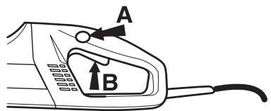 HUSQVARNA K3000 CUT-N-BREAK - Blocage de l'interrupteur - 1