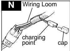 HUSQVARNA ROYAL 43 S - How to Charge the Battery (ROYAL 43SE) - 1