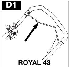 HUSQVARNA ROYAL 43 S - Lanceur à retour automatique - 1