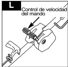 L Control de velocidad del mando