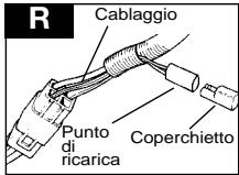 R Cablaggio Punto di ricarica Coperchietto