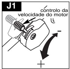J1 contro da velocidade do motor -